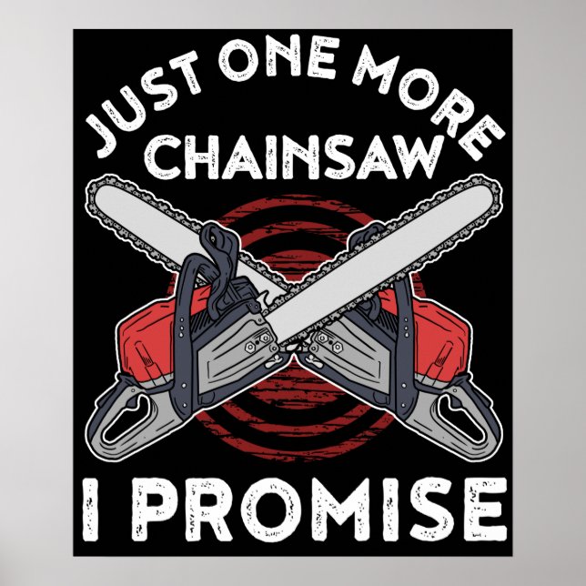 Poster Cadeau de travail du bois Hommes Lumberjack Arbori (Devant)