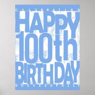 Poster cadeau du 100e anniversaire