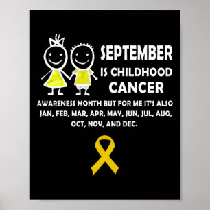 Poster Cadeau du Mois de la sensibilisation au cancer de