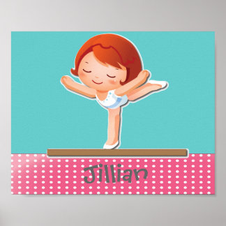 Poster Cadeau GYMNASTICS personnalisé