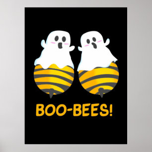 Poster Cadeau Halloween   Boo Bees