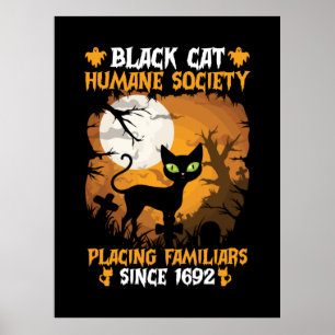 Poster Cadeau Halloween Société humaine Placer des fami