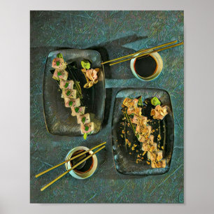 Poster Cadeau Japonais Amateurs de nourriture