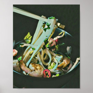 Poster Cadeau Japonais Amateurs de nourriture