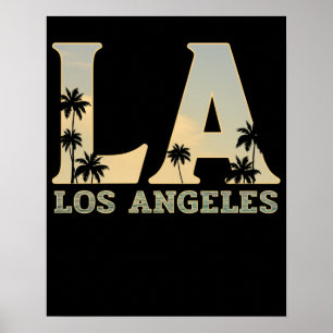 Poster Cadeau Los Angeles LA California