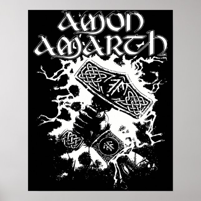 Poster Cadeau Musique Rétro Pour Amon Amarth Love Fans (Devant)