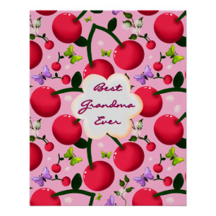Poster Cadeau personnalisé et sur mesure de papillon en c