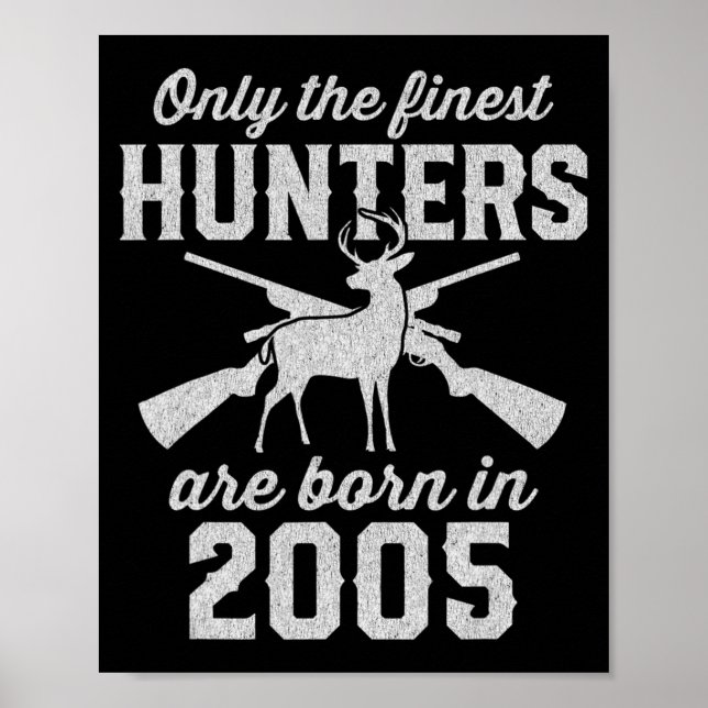 Poster Cadeau pour 18 ans Chasseur de cerfs 18e anniversa (Devant)