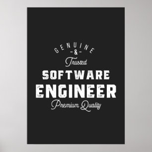Poster Cadeau pour ingénieur logiciel