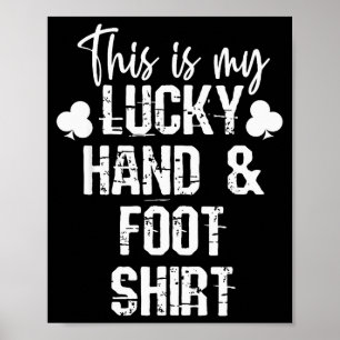Poster Cadeau pour joueur de jeu de cartes Hand And Foot