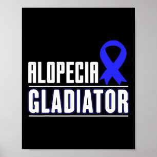 Poster Cadeau pour les patients chauves par plaques Pelad