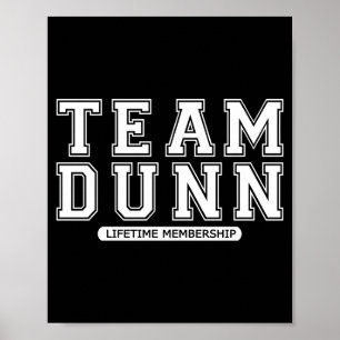 Poster Cadeau pour membre d'équipage de la réunion de fam