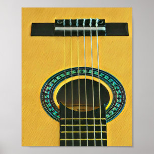 Poster Cadeau pour petit ami guitariste