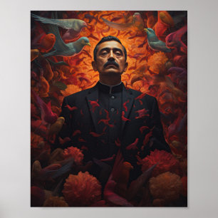 Poster Cadeau religieux Mexique Jesus Malverde
