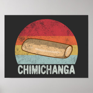 Poster Cadeau Retro Chimichanga