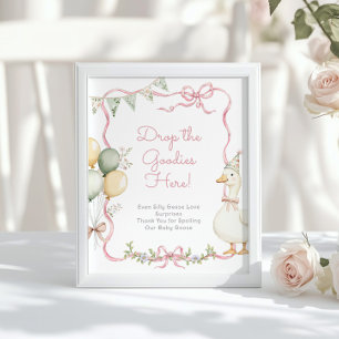 Poster Cadeaux d'anniversaire pour fille rose One Silly G