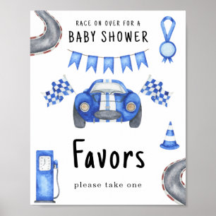 Poster Cadeaux de baby shower pour bébé pilote, veuillez