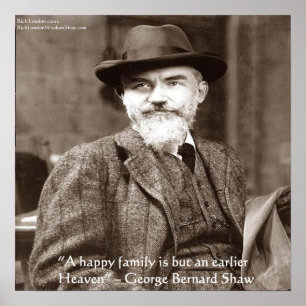 Poster Cadeaux de citations de sagesse de George B Shaw "