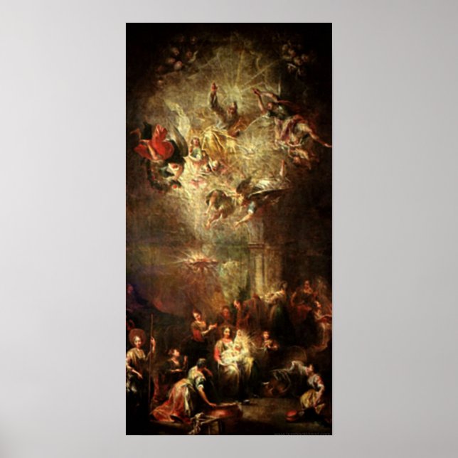 Poster Cadeaux de crèches pour Noël (Devant)