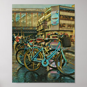 Poster Cadeaux de cycliste pour papa