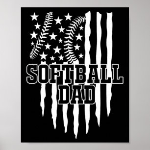 Poster Cadeaux de drapeau américain Softll pour papa homm