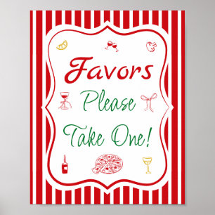 Poster Cadeaux de Fête de Fiançailles "That's Amore"