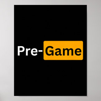 Poster Cadeaux de football Y - Avant-match 