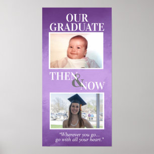 Poster Cadeaux de graduation personnalisés, photos d'hier