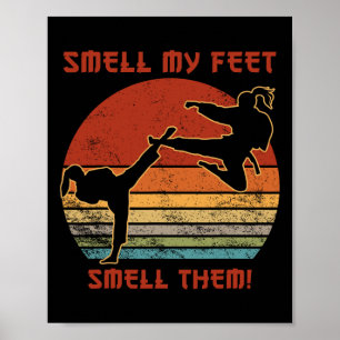 Poster Cadeaux De Karaté cool Pour Garçons Filles Drôle O