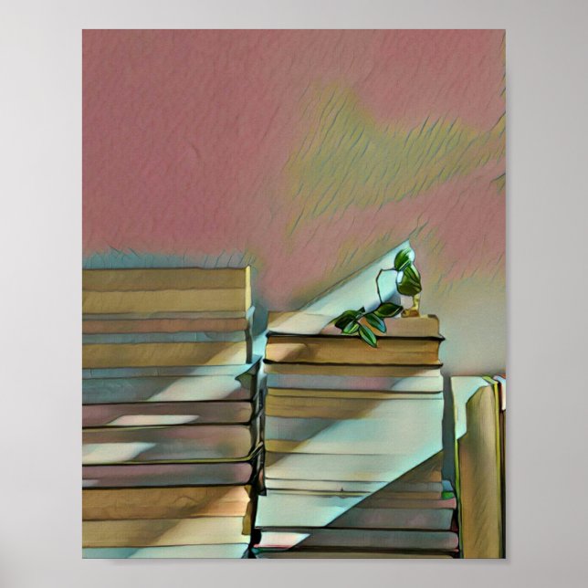 Poster Cadeaux de luxe pour les amateurs de livres (Devant)