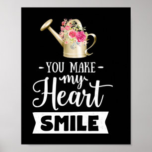 Poster Cadeaux de mariage Vous Faites Sourire Mon Coeur