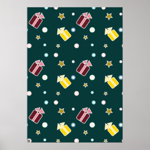 Poster Cadeaux de Noël