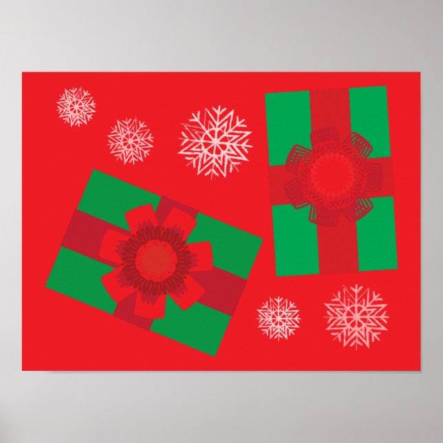 Poster Cadeaux de Noël (Devant)