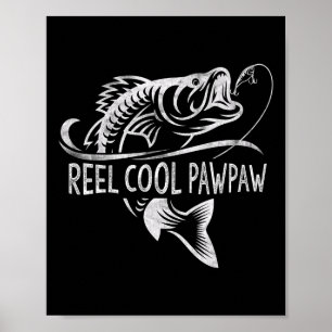 Poster Cadeaux de pêche vraiment cool pour papa pour la f