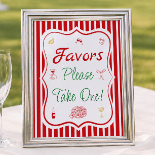Poster Cadeaux de Remise de Cadeaux de Mariée That's Amor
