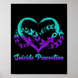 Poster Cadeaux de sensibilisation à la prévention du suic
