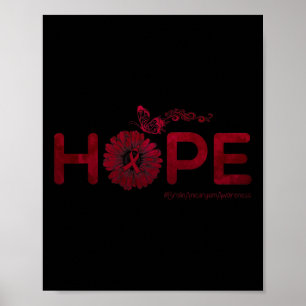 Poster Cadeaux de sensibilisation au cerveau des papillon