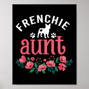 Poster Cadeaux de Tante Chien Amoureux de Chien Propriéta