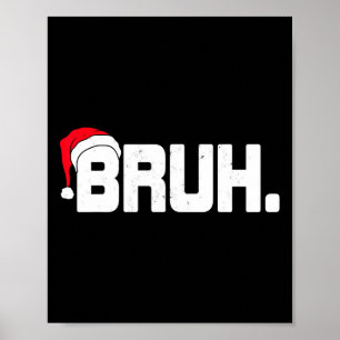 Poster Cadeaux drôles de Noël pour ados et hommes Memes B