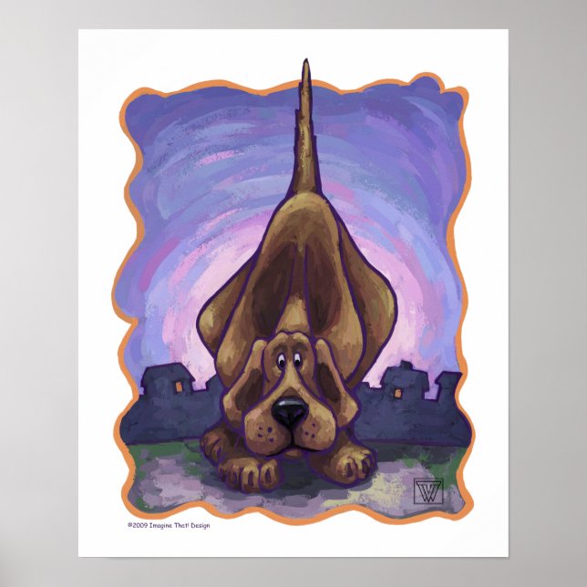 Poster Cadeaux et accessoires de chien de chien de chien  (Devant)