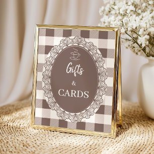 Poster Cadeaux et Cartes de Café Bébé Baby Shower