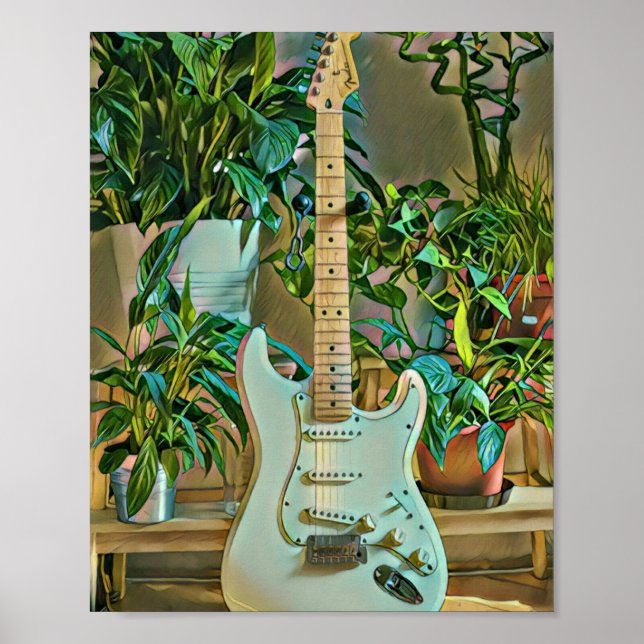 Poster Cadeaux guitaristes (Devant)