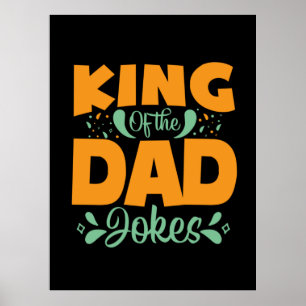 Poster Cadeaux Papa Roi des Papas