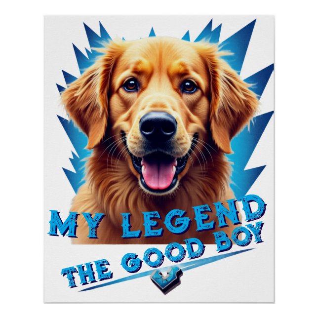 Poster Cadeaux Personnalisés Masccotte Rétro Années 90 Go (Devant)