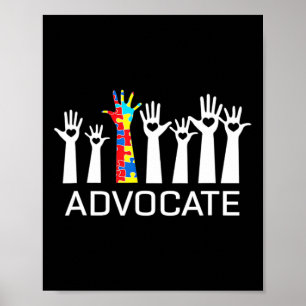 Poster Cadeaux Pour Aby Thérapiste Enseignant Parent Auti