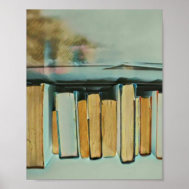 Poster Cadeaux pour les amateurs de livres (Devant)