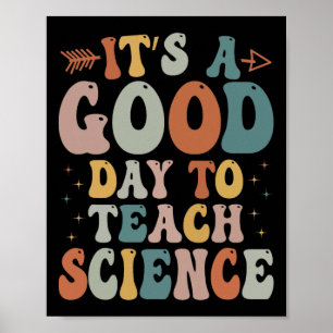 Poster Cadeaux pour professeur de sciences C'est une bonn
