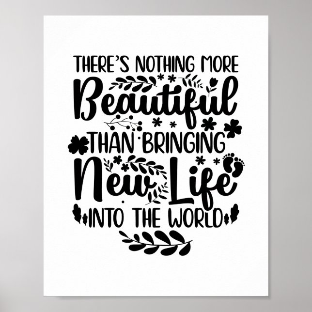 Poster Cadeaux pour sages-femmes | Infirmière de maternit (Devant)