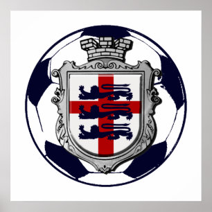 Poster Cadeaux royaux de drapeau de l'Angleterre de