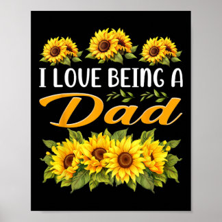 Poster Cadeaux Tournesol Pour Papa Annonce De Grossesse A
